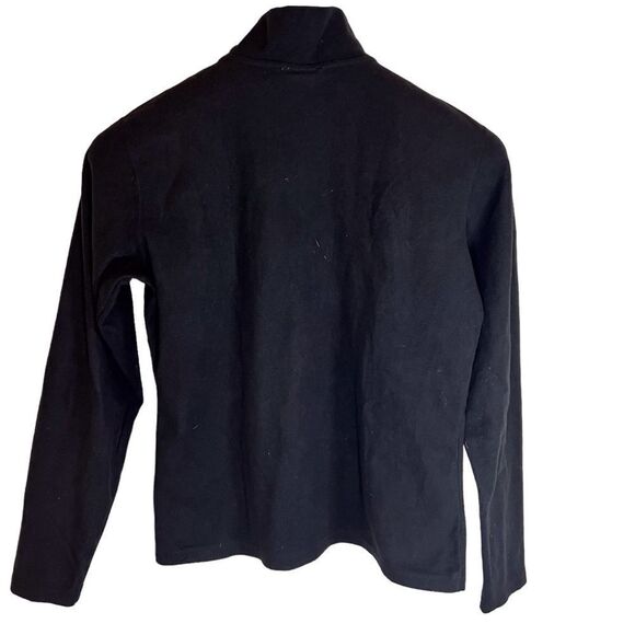 Women’s The North Face 1/4 Zip Pullover Black Classic Piece - Picture 3 of 7